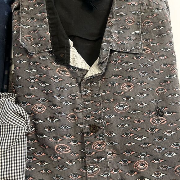 Volcom Patterned Casual ShirtsBundle Medium - Picture 3 of 6